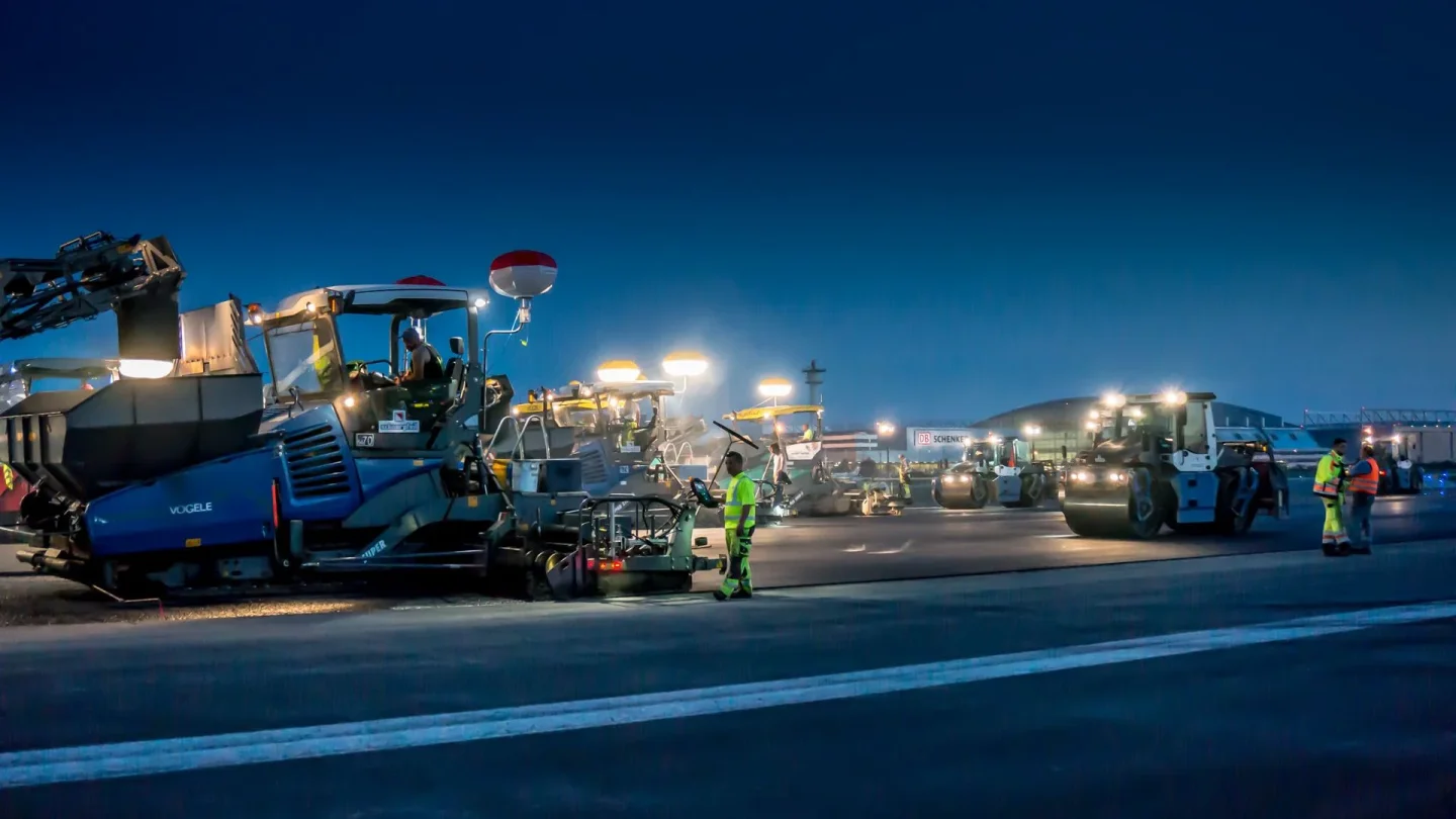 Großprojekt Flughafen Frankfurt – Tiefbau und Infrastruktur durch Schnorpfeil