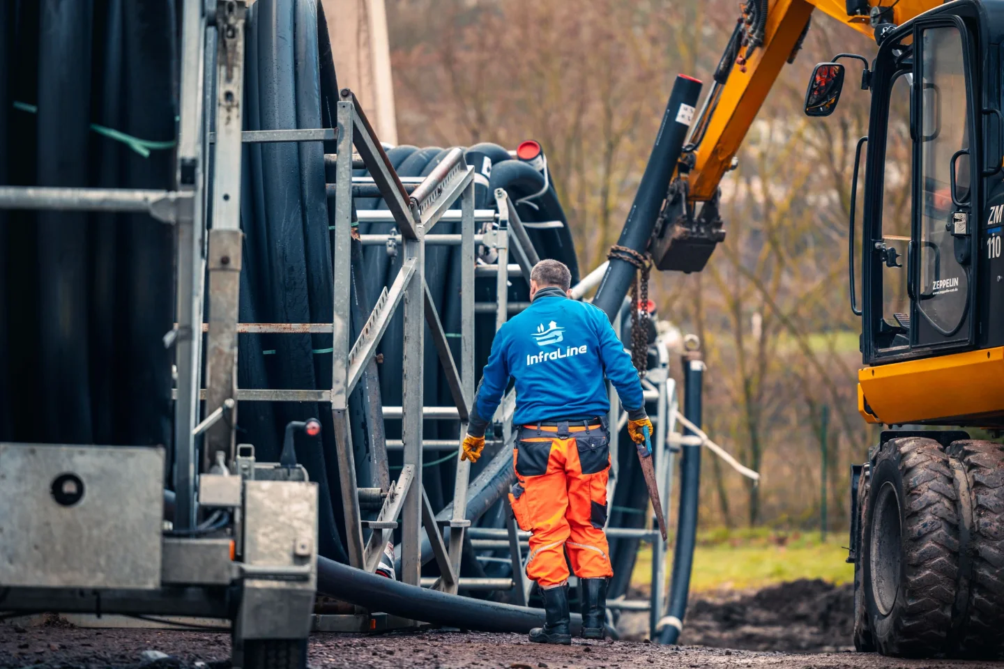 Hochmoderne Maschinen im Spezialtiefbau – Infraline von Schnorpfeil